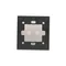 SIMON 54 TOUCH Touch panel 1 module 2 touch fields horizontal silver fog