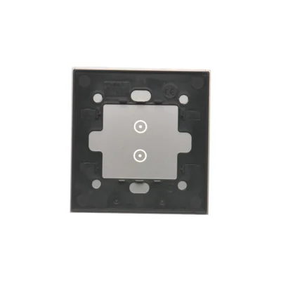 SIMON 54 TOUCH Touch panel 1 module 2 touch fields vertical silver fog