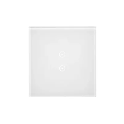 SIMON 54 TOUCH Touch panel 1 module 2 touch fields vertical white pearl