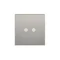 SIMON 54 TOUCH Touch panel 1 modulo 2 campi touch orizzontali silver fog