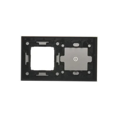 SIMON 54 TOUCH Touch panel 2 modules 1 touch field + 1 hardware hole silver fog