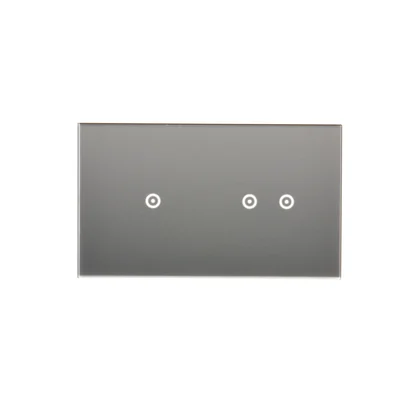 SIMON 54 TOUCH Touch panel 2 modules 1 touch field + 2 horizontal touch fields silver fog