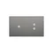 SIMON 54 TOUCH Touch panel 2 modules 1 touch field + 2 vertical touch fields silver fog