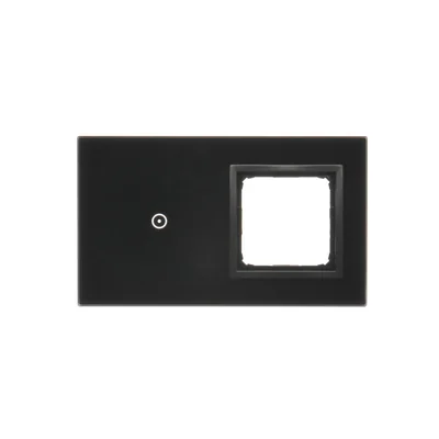 SIMON 54 TOUCH Touch panel 2 modules 1 touch pad + 1 hole for accessories solidified lava