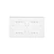 SIMON 54 TOUCH Touch panel 2 modules 1 touch pad + 2 horizontal touch pads white pearl
