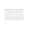 SIMON 54 TOUCH Touch panel 2 modules 1 touch pad + 2 vertical touch pads white pearl