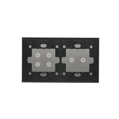SIMON 54 TOUCH Touch panel 2 modules 2 horizontal touch fields + 4 touch fields silver fog