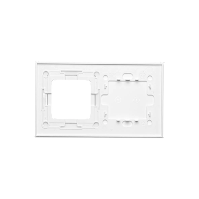 SIMON 54 TOUCH Touch panel 2 modules 2 horizontal touch pads + 1 hole for accessories white pearl