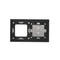SIMON 54 TOUCH Touch panel 2 modules 2 vertical touch fields + 1 hole for accessories silver fog
