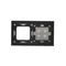 SIMON 54 TOUCH Touch panel 2 modules 4 touch fields + 1 hole for accessories silver fog