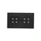 SIMON 54 TOUCH Touch panel 2 modules 4 touch fields + 4 touch fields solidified lava