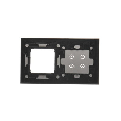 SIMON 54 TOUCH Touch panel 2 moduli 4 campi touch + 1 foro per accessori silver fog