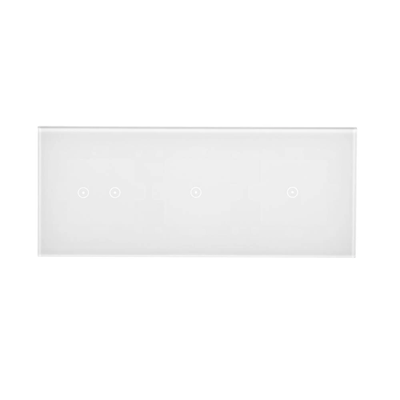 SIMON 54 TOUCH Touch panel 3 modules 1 touch pad + 1 touch pad + 2 horizontal touch pads white pearl