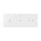 SIMON 54 TOUCH Touch panel 3 modules 1 touch pad + 1 touch pad + 2 horizontal touch pads white pearl