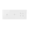 SIMON 54 TOUCH Touch panel 3 modules 1 touch pad + 1 touch pad + 4 touch pads white pearl