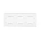 SIMON 54 TOUCH Touch panel 3 modules 1 touch pad + 1 touch pad + 4 touch pads white pearl