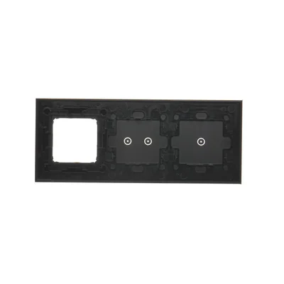 SIMON 54 TOUCH Touch panel 3 modules 1 touch pad + 2 horizontal touch pads + 1 hole for accessories solidified lava