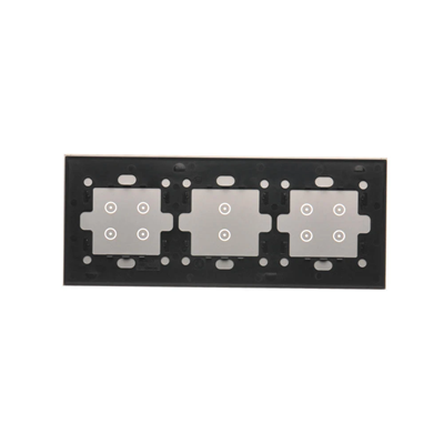 SIMON 54 TOUCH Touch panel 3 modules 1 touch pad + 2 horizontal touch pads + 1 touch pad silver mist