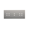 SIMON 54 TOUCH Touch panel 3 modules 1 touch pad + 2 horizontal touch pads + 1 touch pad silver mist