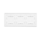 SIMON 54 TOUCH Touch panel 3 modules 1 touch pad + 2 horizontal touch pads + 1 touch pad white pearl