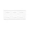 SIMON 54 TOUCH Touch panel 3 modules 1 touch pad + 2 horizontal touch pads + 4 touch pads white pearl