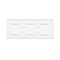 SIMON 54 TOUCH Touch panel 3 modules 1 touch pad + 2 vertical touch pads + 1 touch pad white pearl