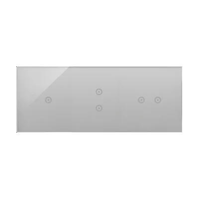 SIMON 54 TOUCH Touch panel 3 modules 1 touch pad + 2 vertical touch pads + 2 horizontal touch pads silver fog