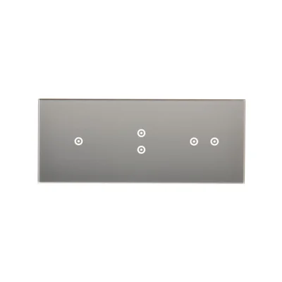 SIMON 54 TOUCH Touch panel 3 modules 1 touch pad + 2 vertical touch pads + 2 horizontal touch pads silver fog