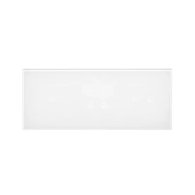 SIMON 54 TOUCH Touch panel 3 modules 1 touch pad + 4 touch pads + 2 horizontal touch pads white pearl