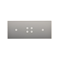 SIMON 54 TOUCH Touch panel 3 modules 1 touchpad + 4 touchpads + 1 touchpad silver mist