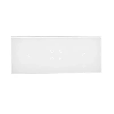 SIMON 54 TOUCH Touch panel 3 modules 1 touchpad + 4 touchpads + 1 touchpad white pearl