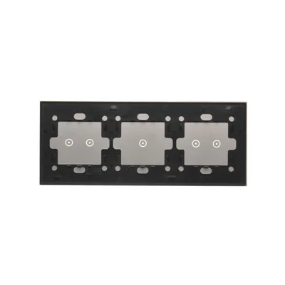 SIMON 54 TOUCH Touch panel 3 modules 2 horizontal touchpads + 1 touchpad + 2 horizontal touchpads silver fog