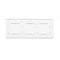 SIMON 54 TOUCH Touch panel 3 modules 2 horizontal touchpads + 1 touchpad + 2 horizontal touchpads white pearl