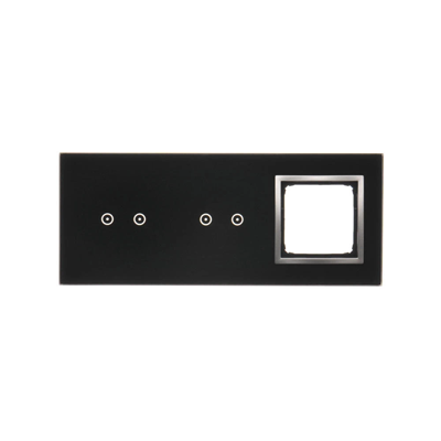 SIMON 54 TOUCH Touch panel 3 modules 2 horizontal touchpads + 2 horizontal touchpads + 1 hole for accessories lunar lava