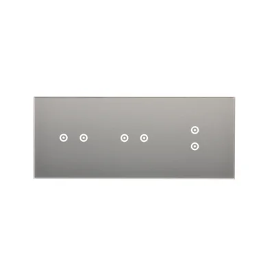 SIMON 54 TOUCH Touch panel 3 modules 2 horizontal touchpads + 2 horizontal touchpads + 2 vertical touchpads silver fog