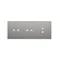 SIMON 54 TOUCH Touch panel 3 modules 2 horizontal touchpads + 2 horizontal touchpads + 2 vertical touchpads silver fog