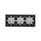 SIMON 54 TOUCH Touch panel 3 modules 2 horizontal touchpads + 2 horizontal touchpads + 2 vertical touchpads silver fog