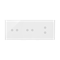SIMON 54 TOUCH Touch panel 3 modules 2 horizontal touchpads + 2 horizontal touchpads + 2 vertical touchpads white pearl