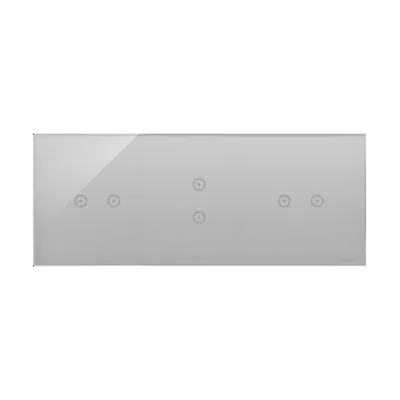 SIMON 54 TOUCH Touch panel 3 modules 2 horizontal touchpads + 2 vertical touchpads + 2 horizontal touchpads silver fog