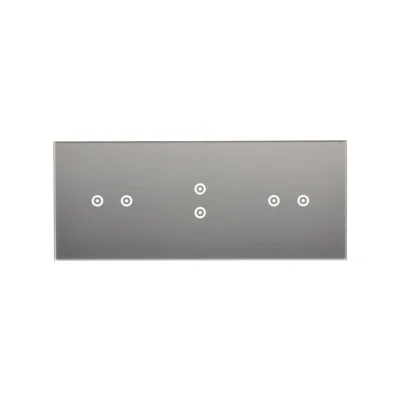 SIMON 54 TOUCH Touch panel 3 modules 2 horizontal touchpads + 2 vertical touchpads + 2 horizontal touchpads silver fog