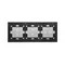 SIMON 54 TOUCH Touch panel 3 modules 2 horizontal touchpads + 2 vertical touchpads + 2 vertical touchpads silver fog