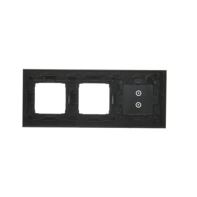 SIMON 54 TOUCH Touch panel 3 modules 2 vertical touch fields + 2 holes for accessories lunar lava