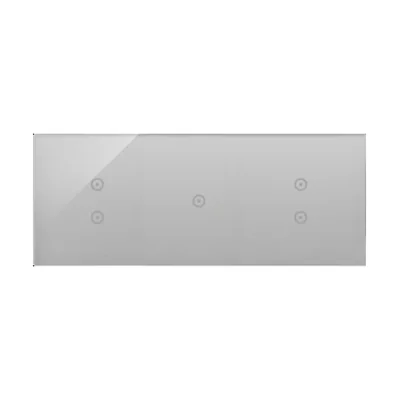 SIMON 54 TOUCH Touch panel 3 modules 2 vertical touchpads + 1 touchpad + 2 vertical touchpads silver fog