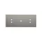 SIMON 54 TOUCH Touch panel 3 modules 2 vertical touchpads + 1 touchpad + 2 vertical touchpads silver fog