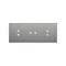 SIMON 54 TOUCH Touch panel 3 modules 2 vertical touchpads + 2 horizontal touchpads + 2 vertical touchpads silver fog