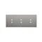 SIMON 54 TOUCH Touch panel 3 modules 2 vertical touchpads + 2 vertical touchpads + 2 vertical touchpads silver fog