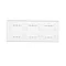 SIMON 54 TOUCH Touch panel 3 modules 2 vertical touchpads + 2 vertical touchpads + 4 touchpads white pearl