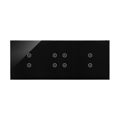 SIMON 54 TOUCH Touch panel 3 modules 2 vertical touchpads + 4 touchpads + 2 vertical touchpads solidified lava
