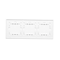 SIMON 54 TOUCH Touch panel 3 modules 2 vertical touchpads + 4 touchpads + 2 vertical touchpads white pearl