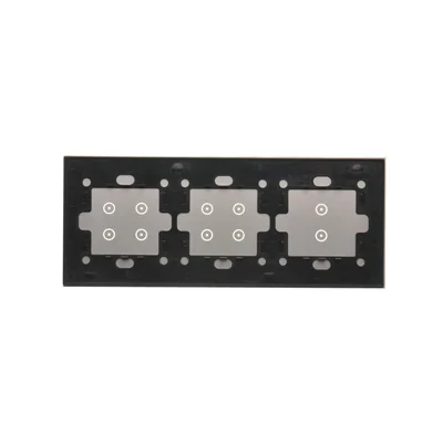 SIMON 54 TOUCH Touch panel 3 modules 2 vertical touchpads + 4 touchpads + 4 touchpads silver fog